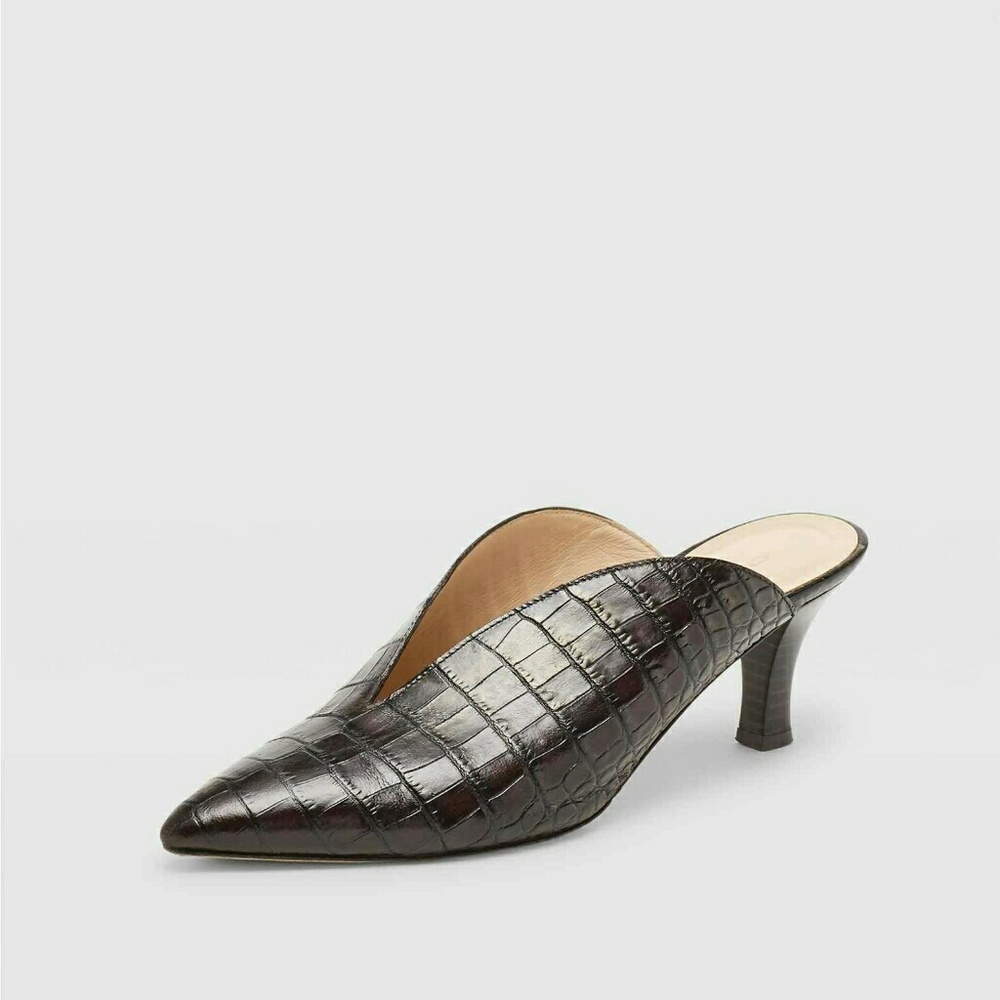 New Club Monaco Leather Mules